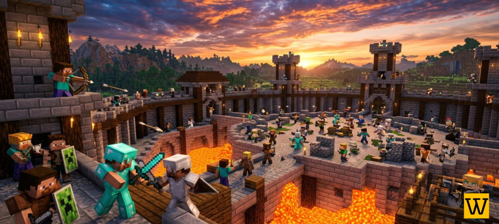 Creative Ideas PlayBattleSquare Minecraft Server Modes and Gameplay ...